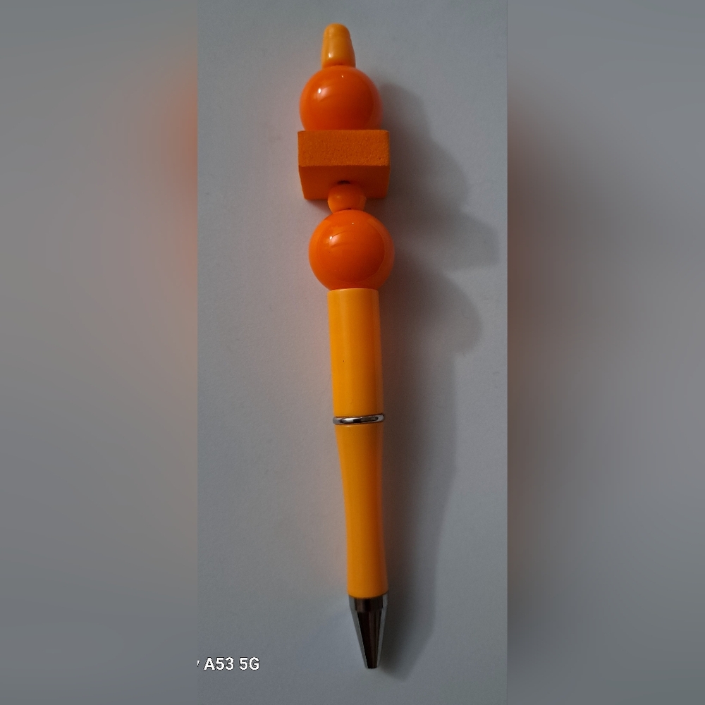 Orange pen,handmade